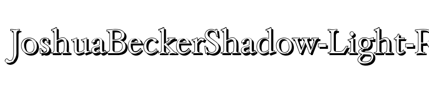 JoshuaBeckerShadow-Light-Regular