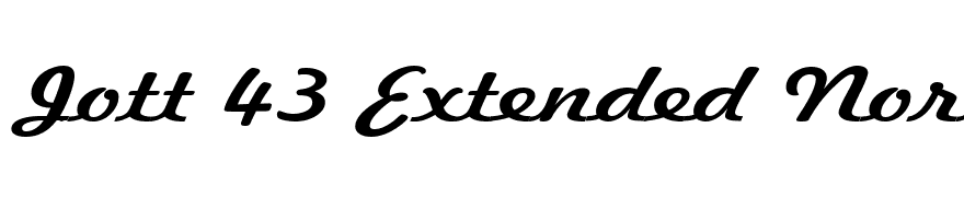 Jott 43 Extended Normal