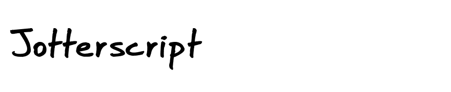 Jotterscript