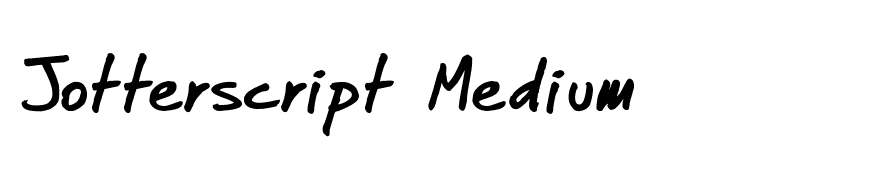 Jotterscript Medium