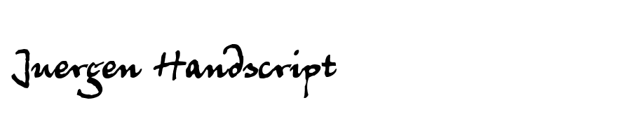 Juergen Handscript