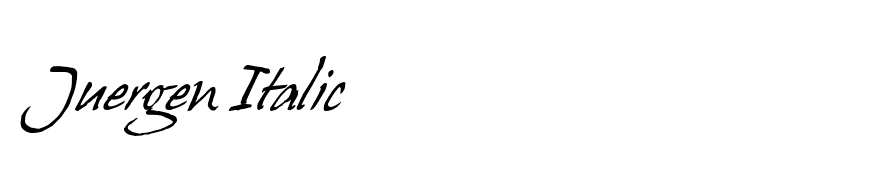Juergen Italic