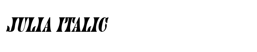 Julia Italic