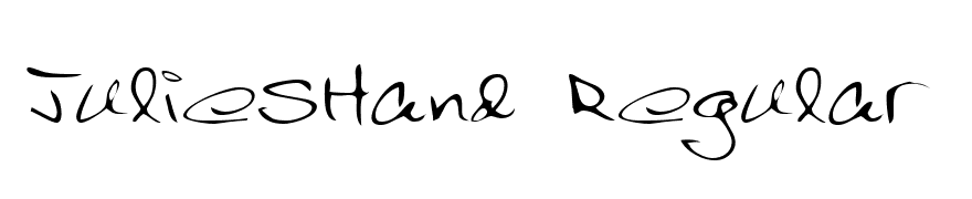 JuliesHand Regular