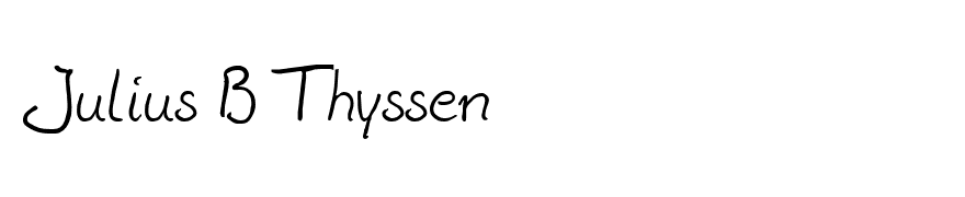 Julius B Thyssen