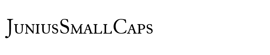 JuniusSmallCaps
