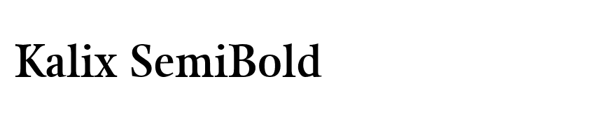 Kalix SemiBold
