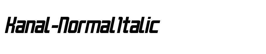 Kanal-NormalItalic
