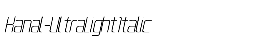 Kanal-UltraLightItalic