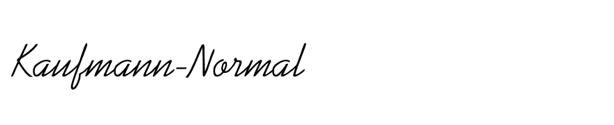 Kaufmann-Normal