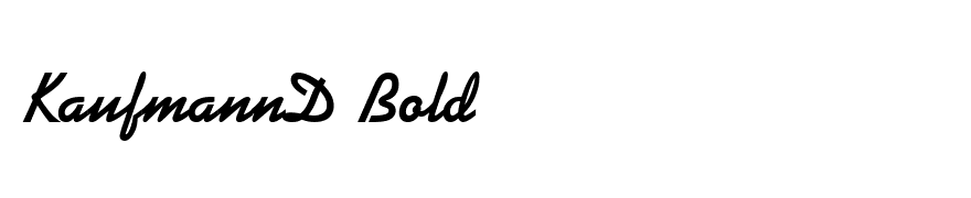 KaufmannD Bold
