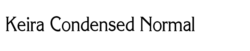 Keira Condensed Normal