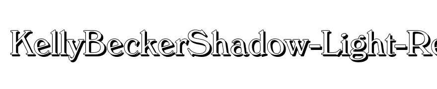 KellyBeckerShadow-Light-Regular