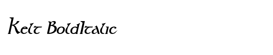 Kelt BoldItalic