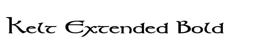 Kelt Extended Bold