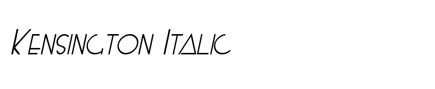 Kensington Italic
