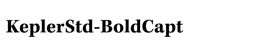 KeplerStd-BoldCapt