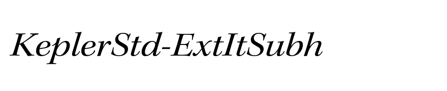 KeplerStd-ExtItSubh