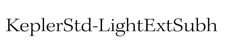 KeplerStd-LightExtSubh