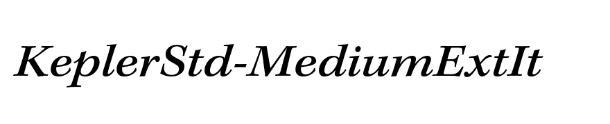 KeplerStd-MediumExtIt
