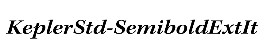 KeplerStd-SemiboldExtIt
