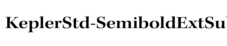 KeplerStd-SemiboldExtSubh