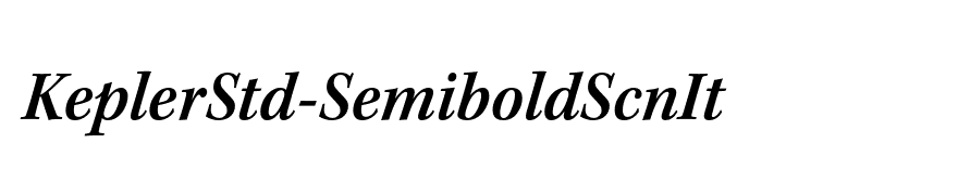 KeplerStd-SemiboldScnIt