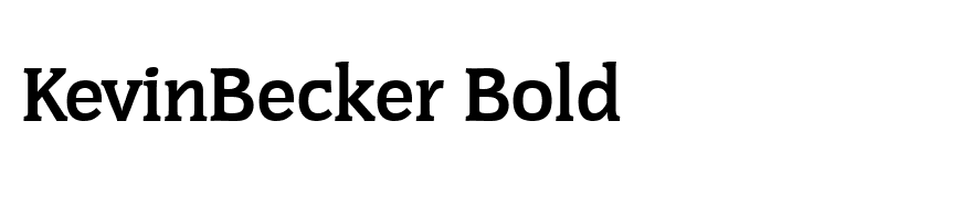 KevinBecker Bold