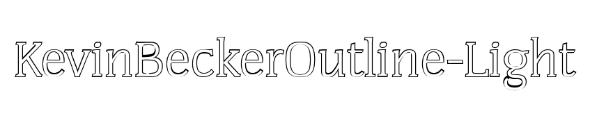 KevinBeckerOutline-Light