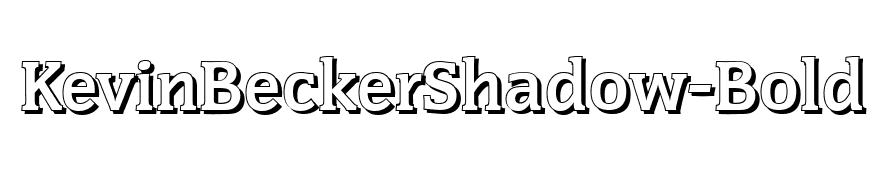 KevinBeckerShadow-Bold