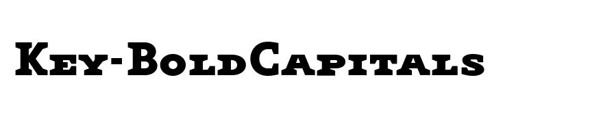 Key-BoldCapitals