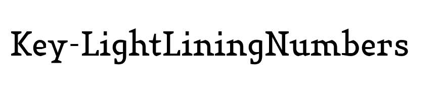 Key-LightLiningNumbers
