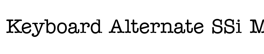 Keyboard Alternate SSi Medium Alternate