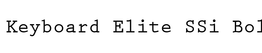 Keyboard Elite SSi Bold