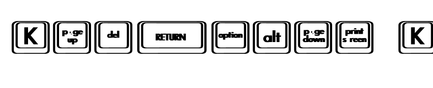 Keyboard KeysBT Bold