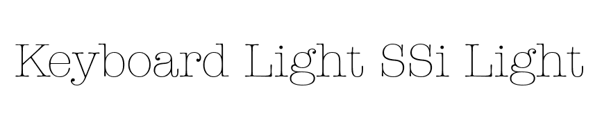 Keyboard Light SSi Light