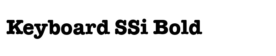 Keyboard SSi Bold