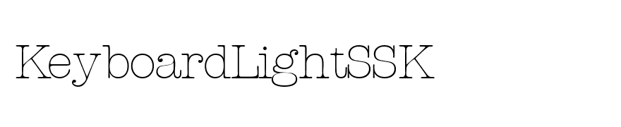 KeyboardLightSSK