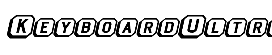 KeyboardUltraBoldItalic