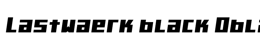 Kiloton Condensed Italic