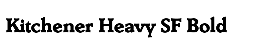 Kitchener Heavy SF Bold