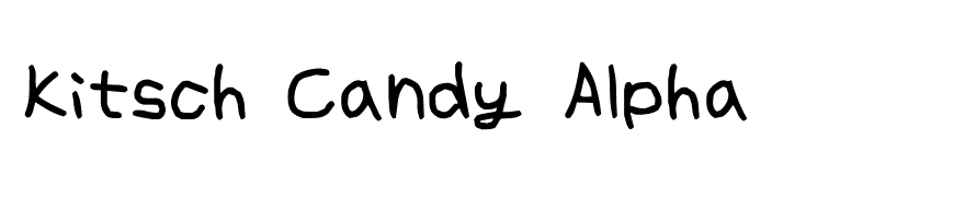 Kitsch Candy Alpha