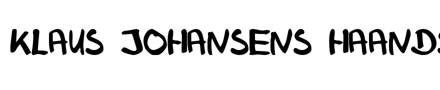 Klaus Johansens haandskrift