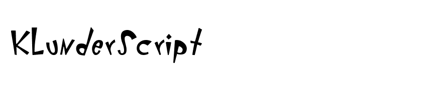 KlunderScript