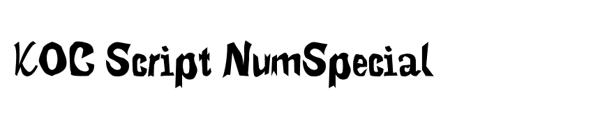 KOC Script NumSpecial