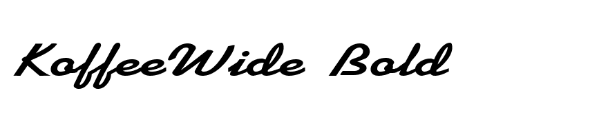 KoffeeWide Bold