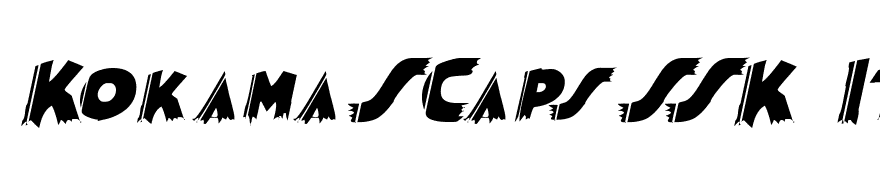 KokamaSCapsSSK Italic