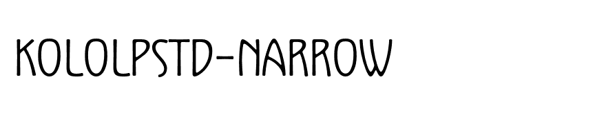 KoloLPStd-Narrow