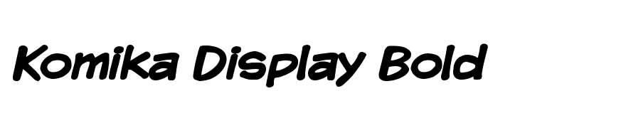 Komika Display Bold