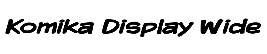 Komika Display Wide Bold